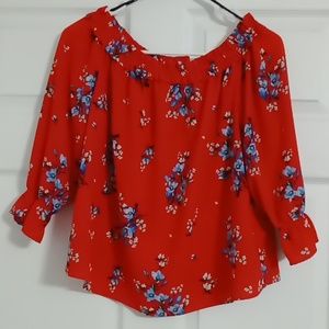 25 NWOT Divided by H&M Women's Crop Top Off Shoulder Top. Size:12(Large)